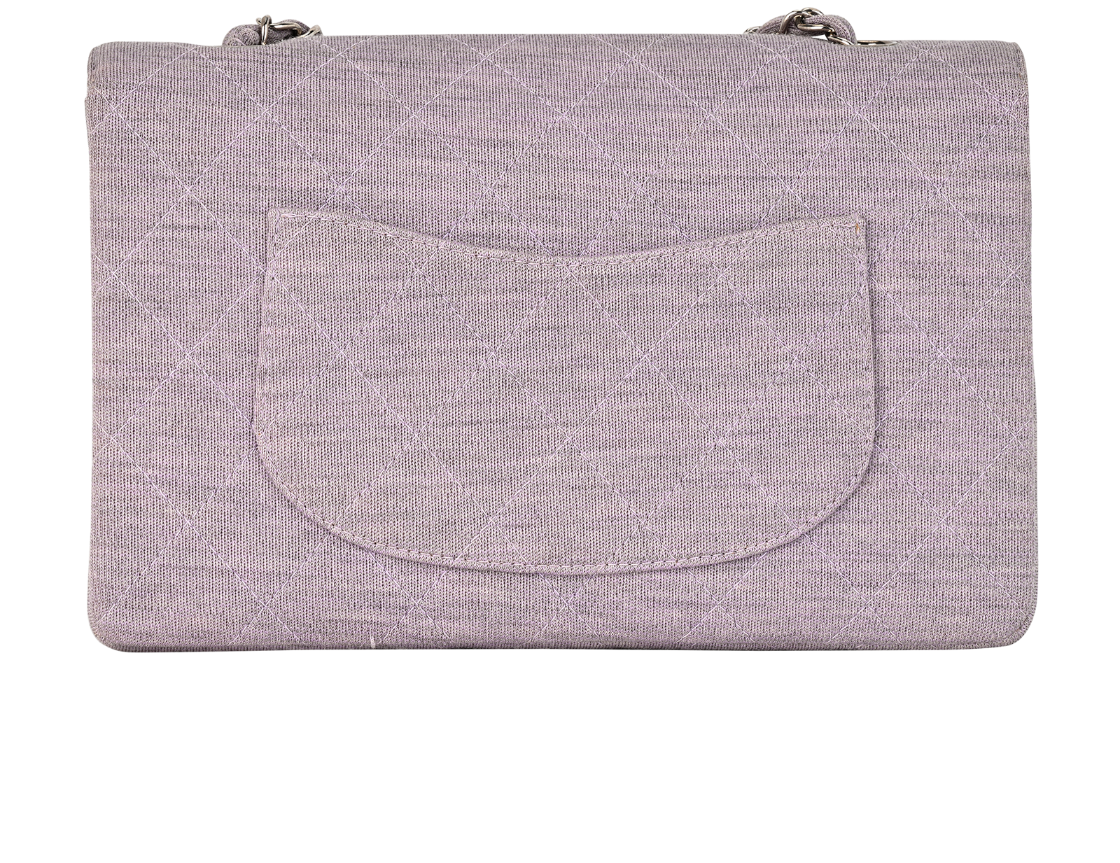 Medium Classic Flap, &pound;3,100, Handbags, Purple, Fabric, Back view